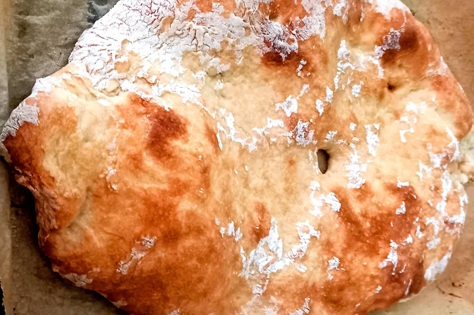 Flat_and_Crunchy_Bread French White made from wheat flour in Cummin