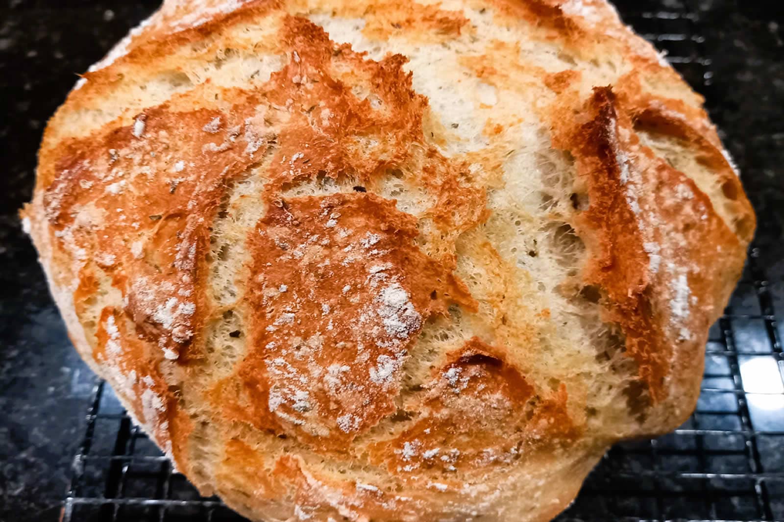 Italian_Bread_with_Herbs French White made from wheat flour in Cummin